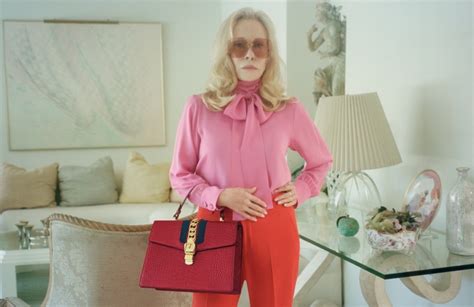 gucci sylvie leather celebrity|faye dunaway Gucci.